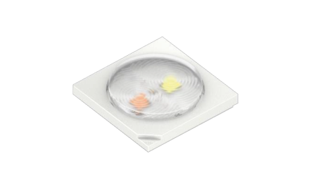 LED flashlight module with lens ready for optical inspection system