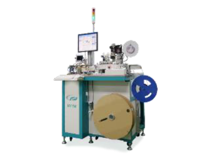 Automated tape and reel machine for electronic component packaging and high-speed reel handling | MV160