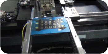 Panel moved to output conveyor after 3D AOI inspection and vision inspection process is completed | LU168