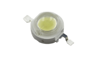 High-power round LED module with clear lens