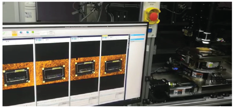 User interface of wire bond inspection system on an automatic wire bonding machine | WI300