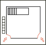 Die inspection finds chipped or broken corners