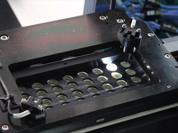 led dim test system for camera